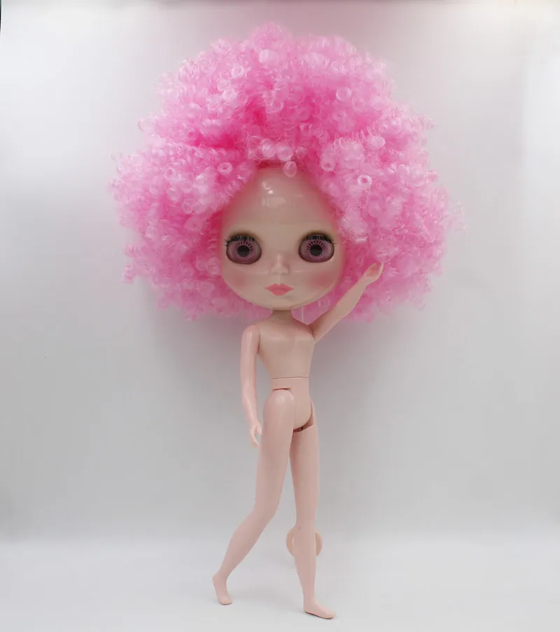 

Free Shipping big discount RBL-621 DIY Nude Blyth doll birthday gift for girl 4colour big eye doll with beautiful Hair cute toy