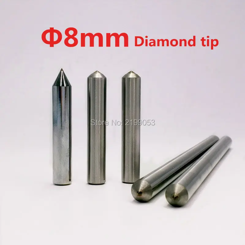 

2pcs/lot engrave tool diamond tipped dremel engraver tip drag engraving bit 8mm shank diameter