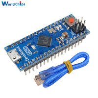 Micro ATmega32u4 5V 16MHZ Microcontroller Expansion Board Module Compatible For Arduino Mirco Replace Pro Mini With USB Cable