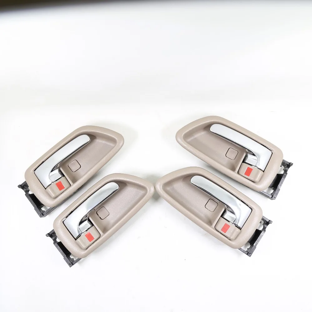 4PCS ONE SET INTERIOR DOOR HANDLE FOR TOYOTA AVALON RH:69205-AC010 LH:69206-AC010