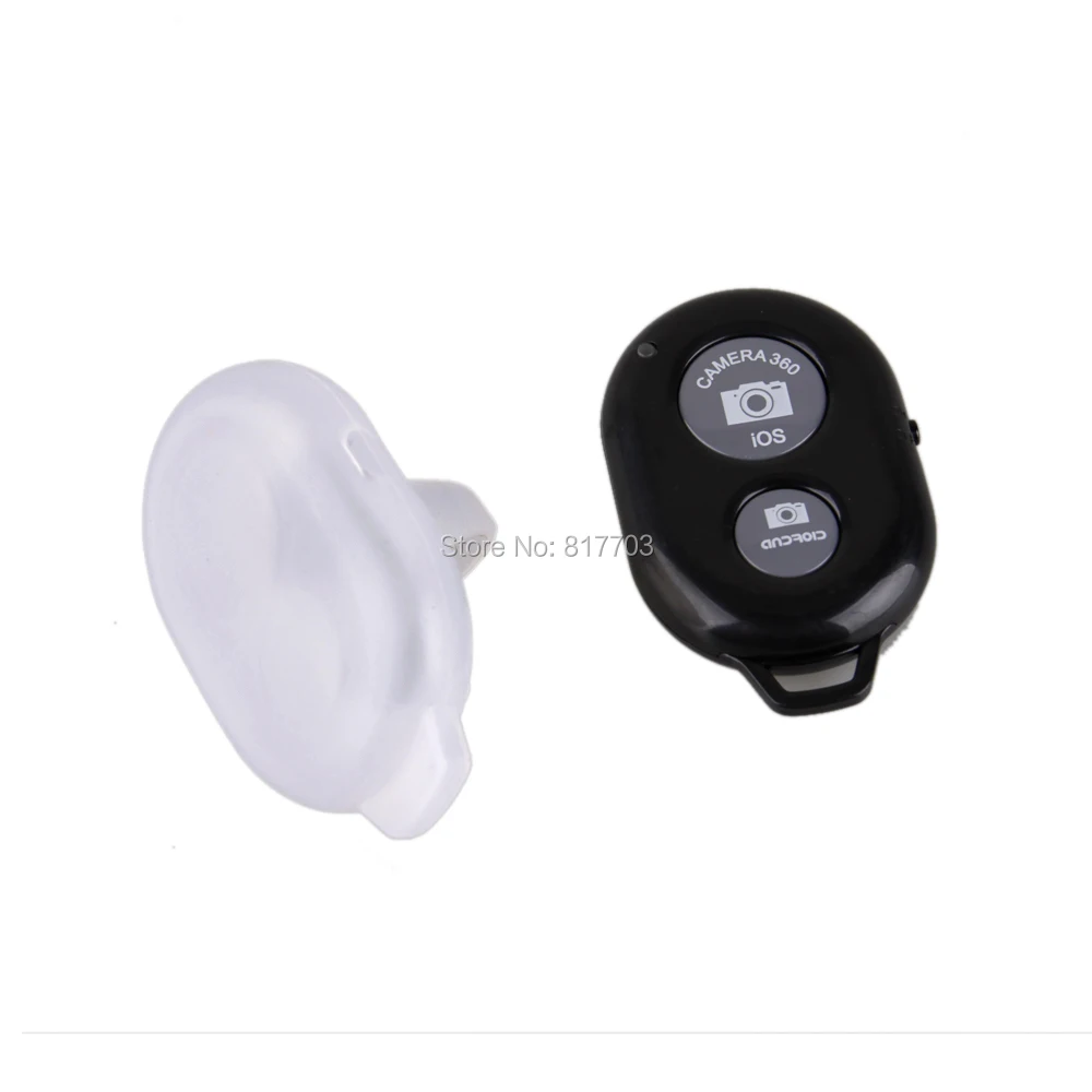 Selfie用のシリコンケースの透明な白のBluetooth,ポータブルスティック,一脚コントロール