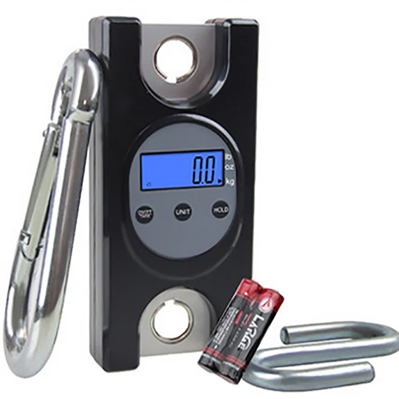 

300kg Electronic Luggage Scale High-capacity Digital Weight Scale Portable Fishing Balance Pocket Hook Hanging Crane Scales