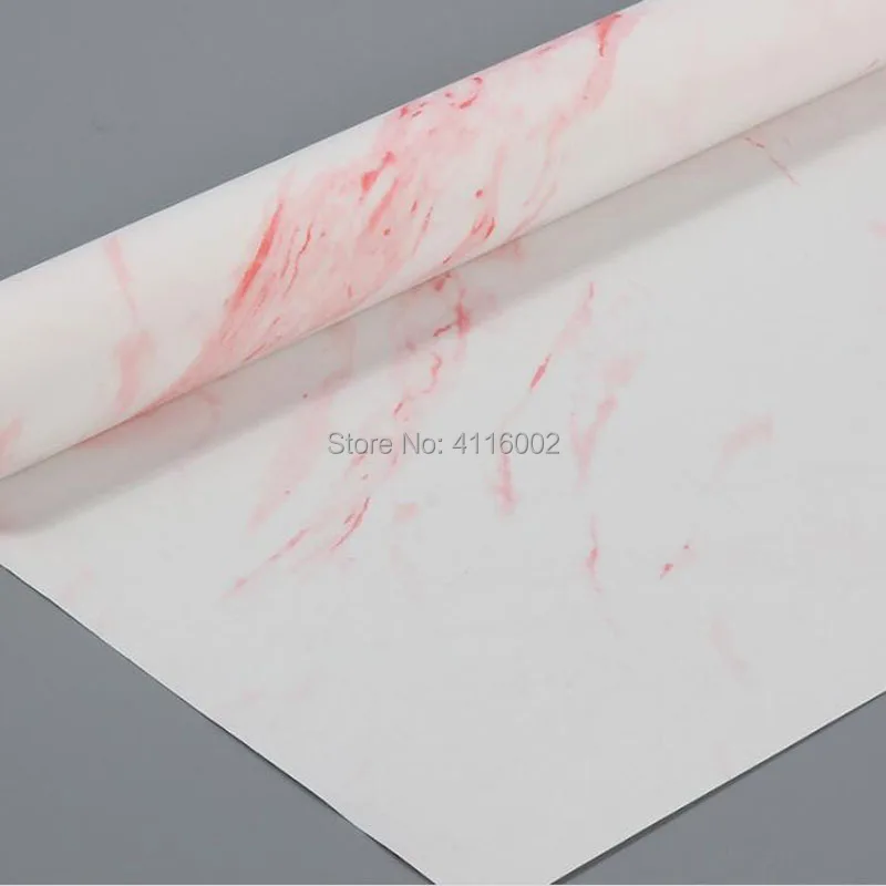 300pcs Marble Gift Wrapping Paper 60*60cm Flower Packaging Paper Packaging Material Paper DIY Crafts Supplies