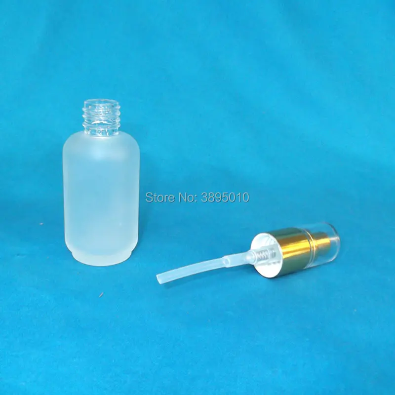 30ml Essential oil bottle glass bottle Water agent emulsion Golden extrusion pump Empty bottles F1136