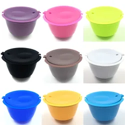 1Pcs 13 Colors Reusable Dolce Gusto Coffee Capsule,Plastic Refillable Compatible Dolce Gusto Coffee Filter Baskets Capsules