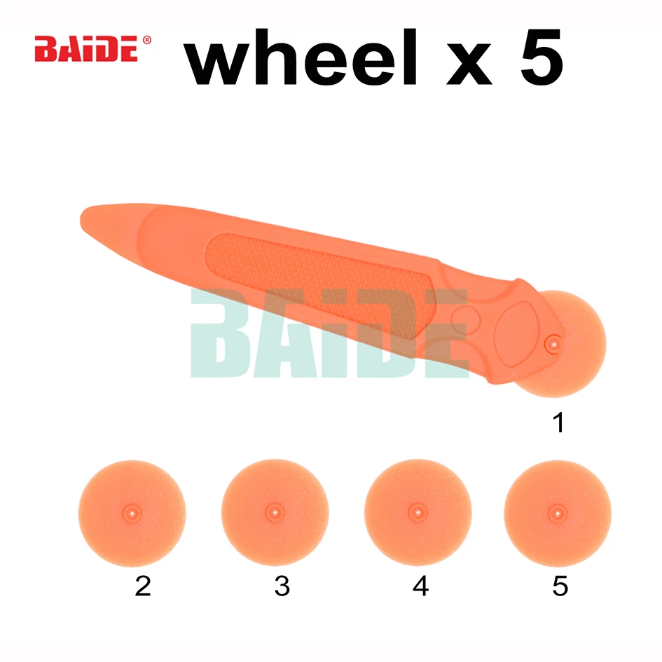 Black Orange Plastic Roller Separation Tool for Separate Between LCD Screen and Housing for i Phone Tablet PC 100set/lot