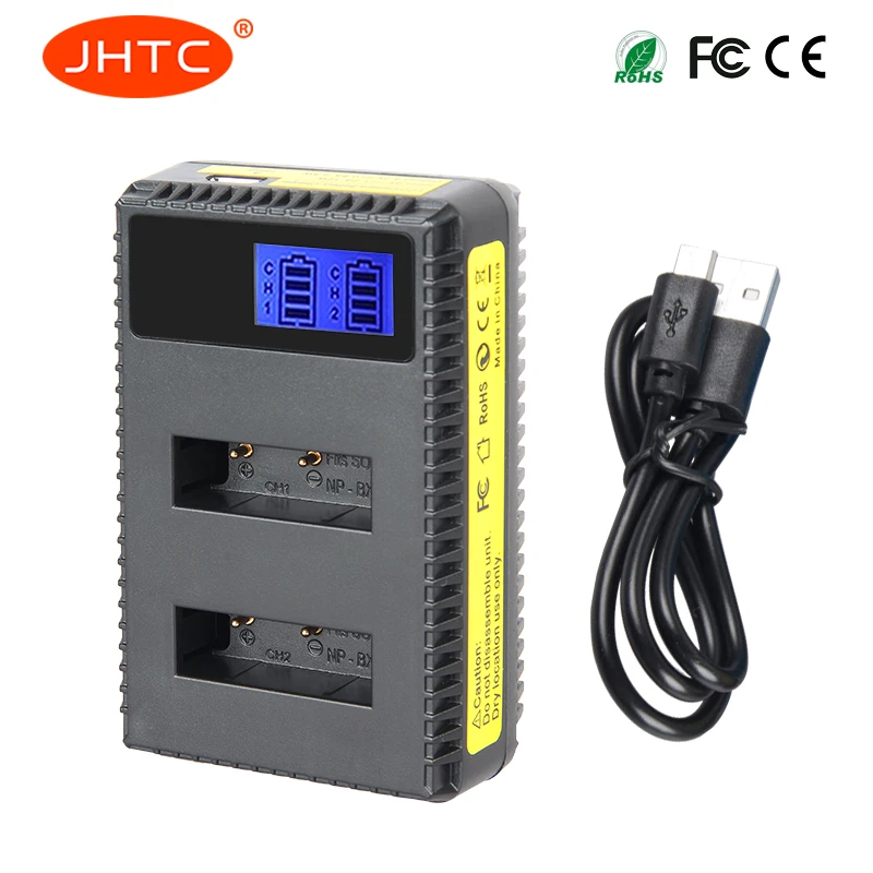 Cargador de NP-BX1 para SONY DSC-RX100 RX1 HDR-AS15 AS10 HX300 WX300 NPBX1 NP BX1 BC-CSXB NP BX1, cargador de batería