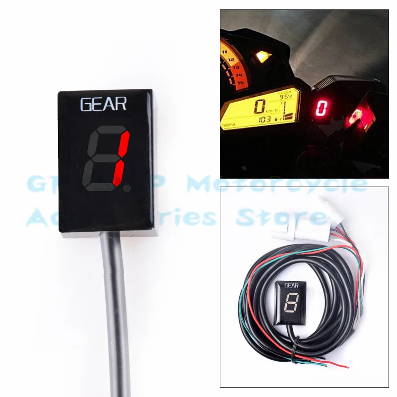 New Motorcycle LCD Digital Meter 1-6 Level Gear Indicator For Yamaha BT1100 Bull Dog BT-1100 BT 1100 2002 2003 2004 2005 2006