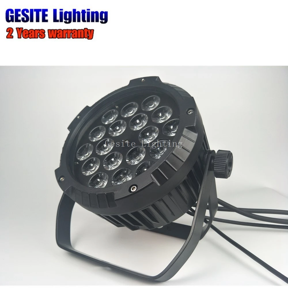 

4pcs Waterproof LED Par 18x18W RGBWA UV DMX512 Outdoor IP65 DMX Stage Lighting DJ