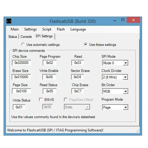 Programador Flash SPI e I2C WINBOND ST PMC MXIC ST SST ATMEL BIOS CMOS EEPROM