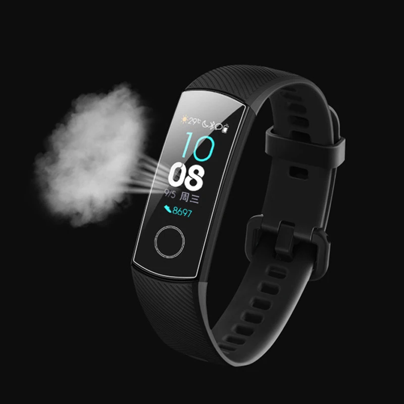 สำหรับ Huawei Honor Band 4 5 ป้องกันหน้าจอ Soft TPU ป้องกันฟิล์ม COVER สำหรับ Honor Band 4 รองเท้าวิ่งรุ่นกระจกนิรภัย