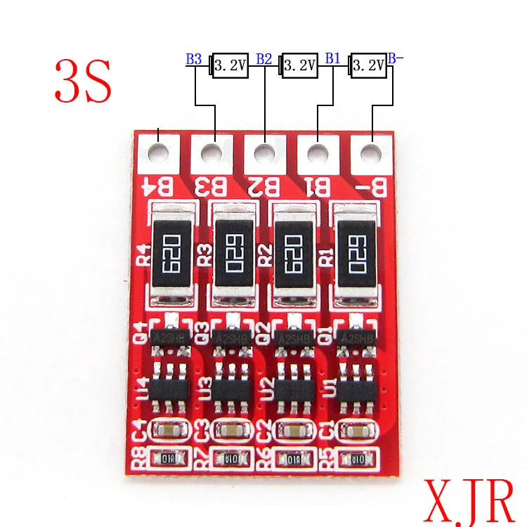 4S 3.6v LiFePo4 Balance Board Balancer Voltage 3.6V Current 58 mA