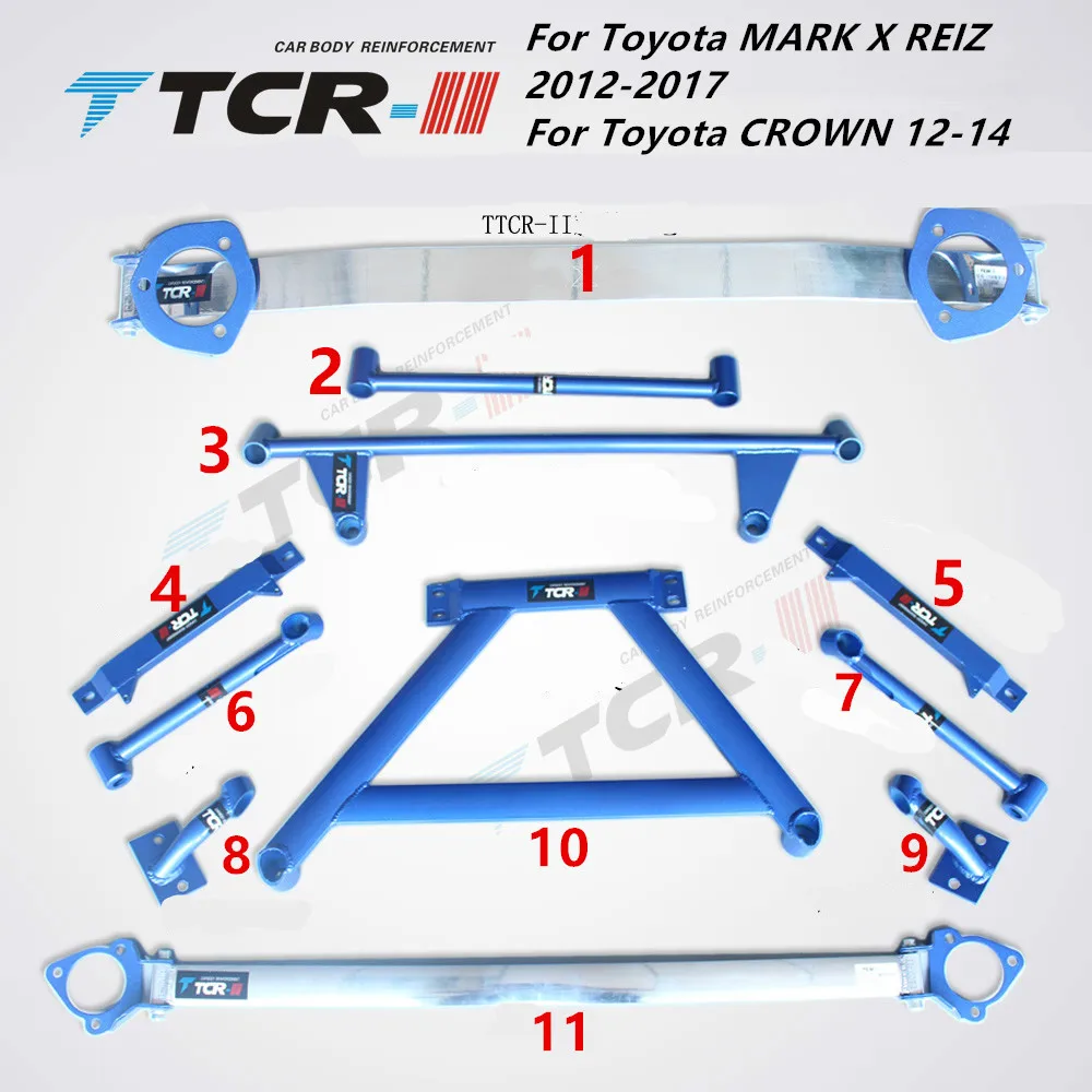 For Reiz REIZ CROWN IS300 Balancer Front Top Bar Chassis Reinforced Body Reinforced Parts Stabilized Rod Strut Bars