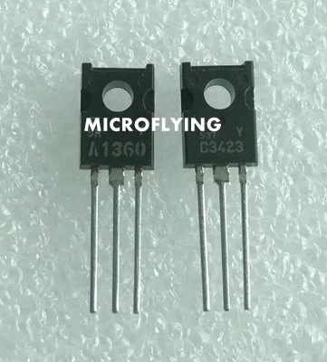 10 пар/20 шт., 2SC3423-Y 2SA1360-Y 2SC3423 2SA1360 C3423 A1360 TO-126