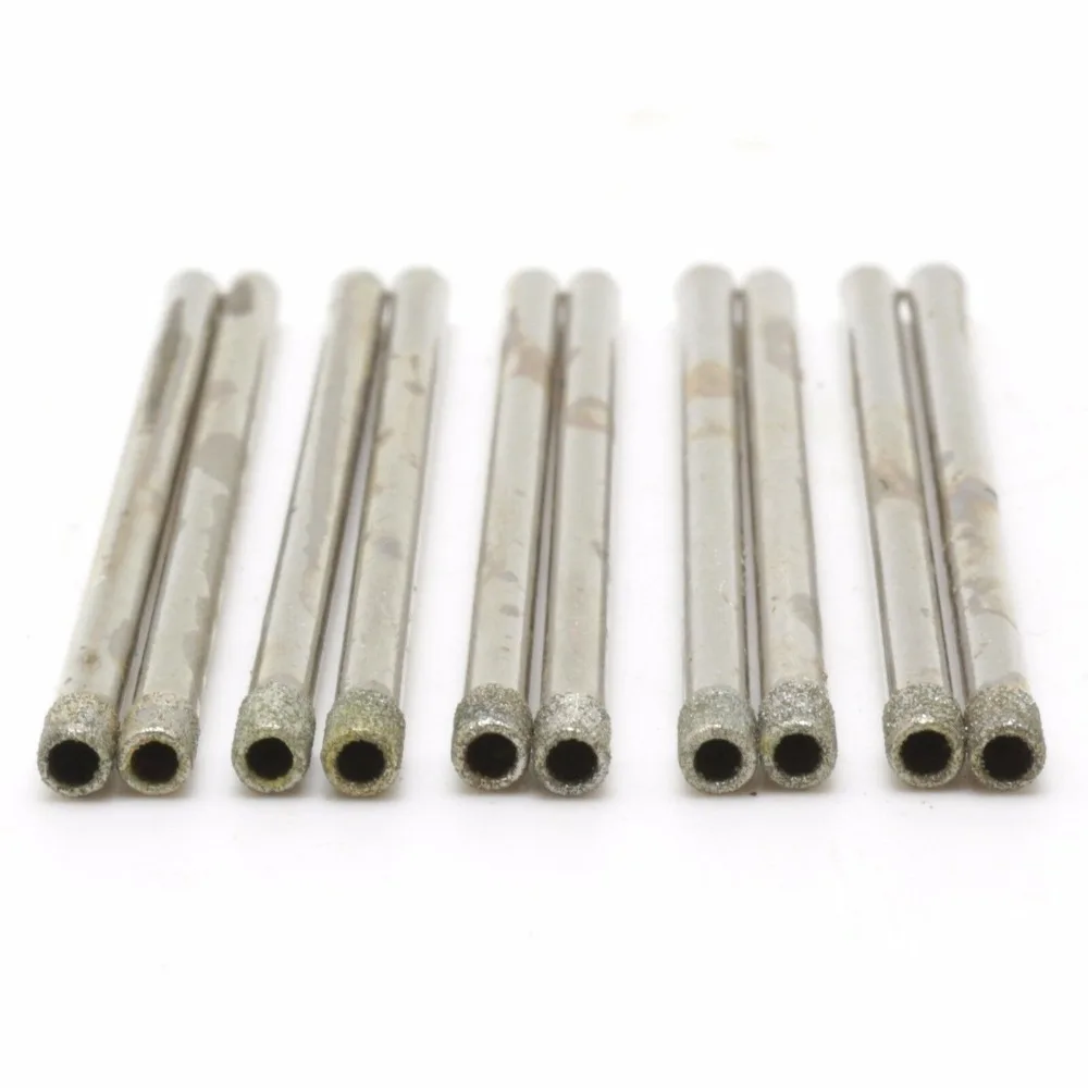 1/8 "นิ้ว Mata Bor Diamond รู Saw Agate อัญมณี3 Mm เครื่องมือเจาะเพชร Bits 20 Pcs รวม ILOVETOOL