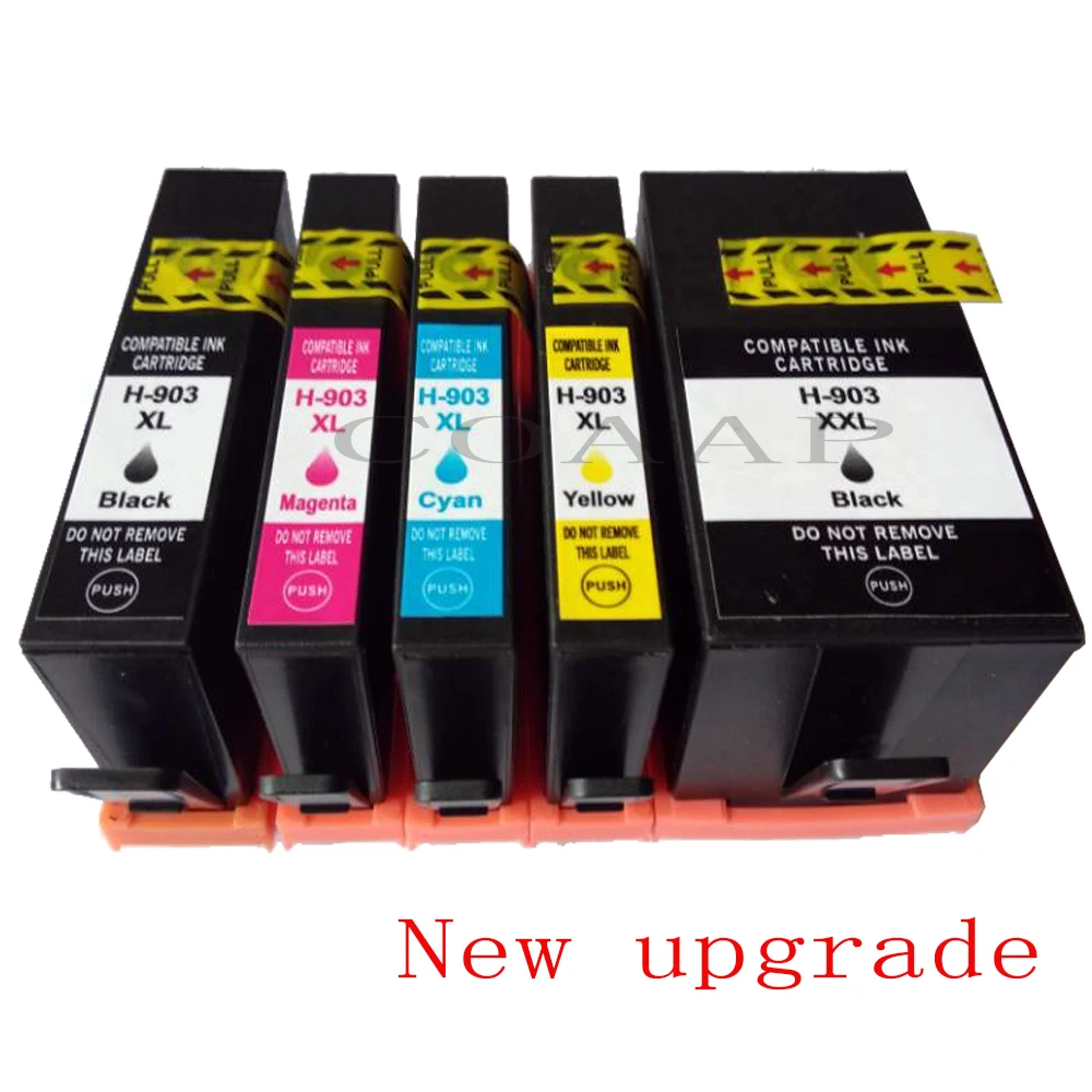 New upgrade 903 903XL compatible ink cartridge for hp Officejet Pro 6950 6960 6961 6963 6964 All-in-one Printer, hp 903XL 907XL