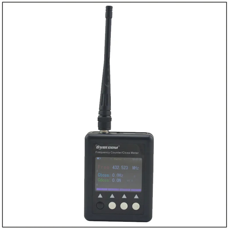 SF-401Plus 27MHz-3GHz SURECOM Portable Frequency Counter with CTCSS/DCS Decoder(Analog & DMR Digital Radio Signal both testable)