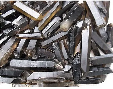 100g smoky /black Natural Quartz Crystal Original