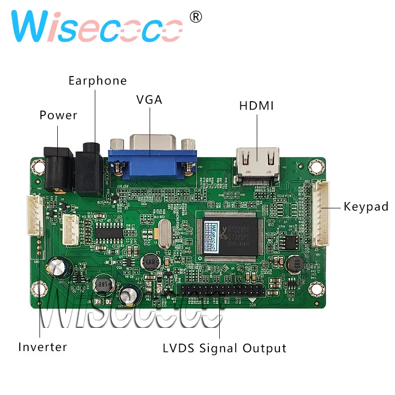 Placa de controlador de placa, 10.1 polegadas, lcd, 2560*1600 tela vga vga 51 pinos driver, tablet, pc