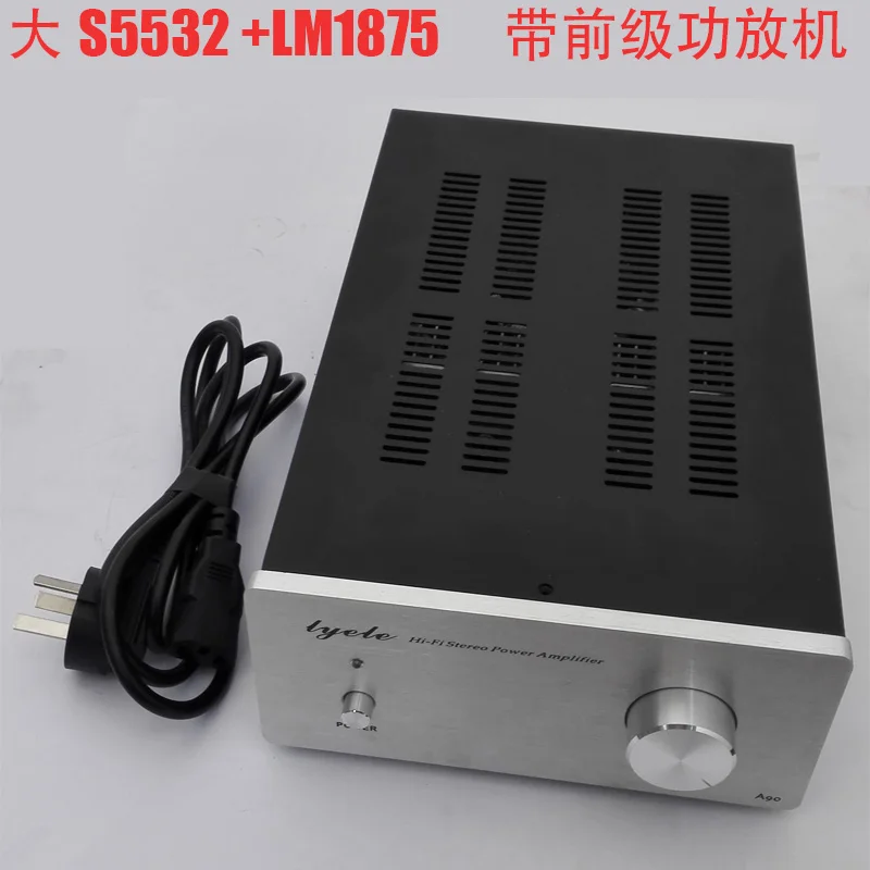 

S5532+LM1875 grade HIFI power amplifier with preamp horn protection