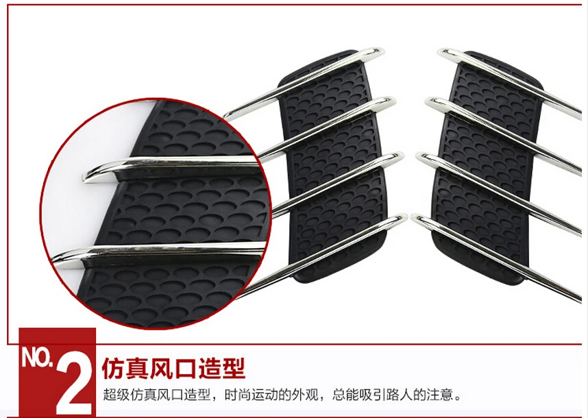 Car-Styling Simulation Vents Decorative stickers For Kia Rio K2 K3 K5 K4 KX3 Cerato Soul Forte Sportage R SORENTO