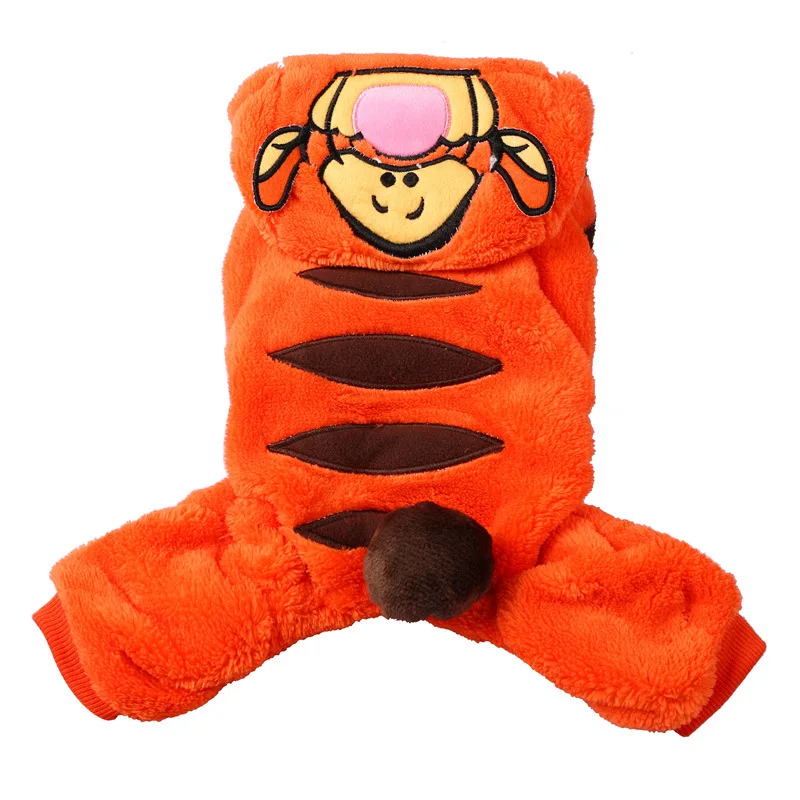 Hot Sale Pet Dog Clothes Little Tiger Dog Winter Coats Warm Dog Hoodies for Chihuahua Small and Large Dog Clothes Costumes