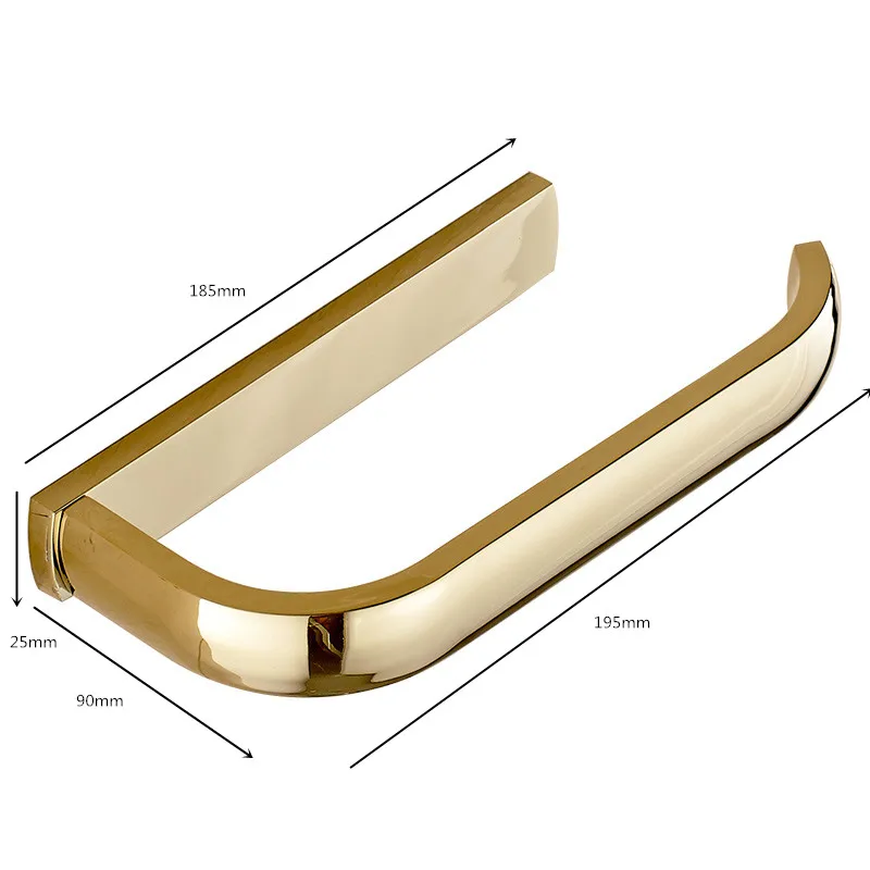 Toilet Paper Roll Holder Gold/Antique/Chrome/White/Rose Gold Paper Rack Tissue Holder Wall Mounted Paper Holder Paper Ranger
