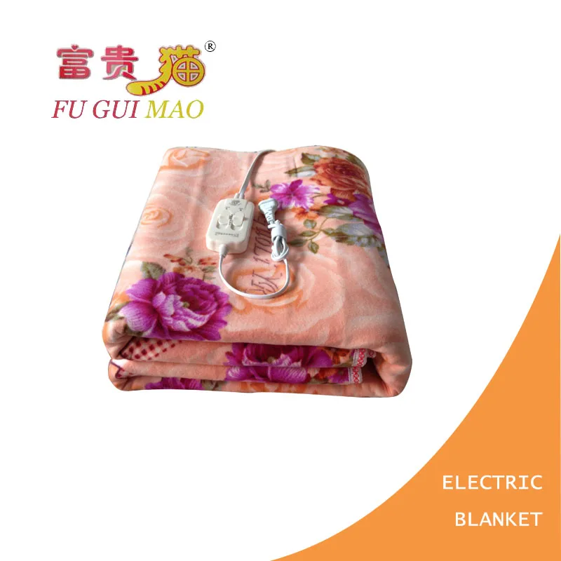 FUGUIMAO Electric Blanket Double Electric Heating Blanket Control Switch Plush Heated Blanket 220v Manta Electrica 150x180cm