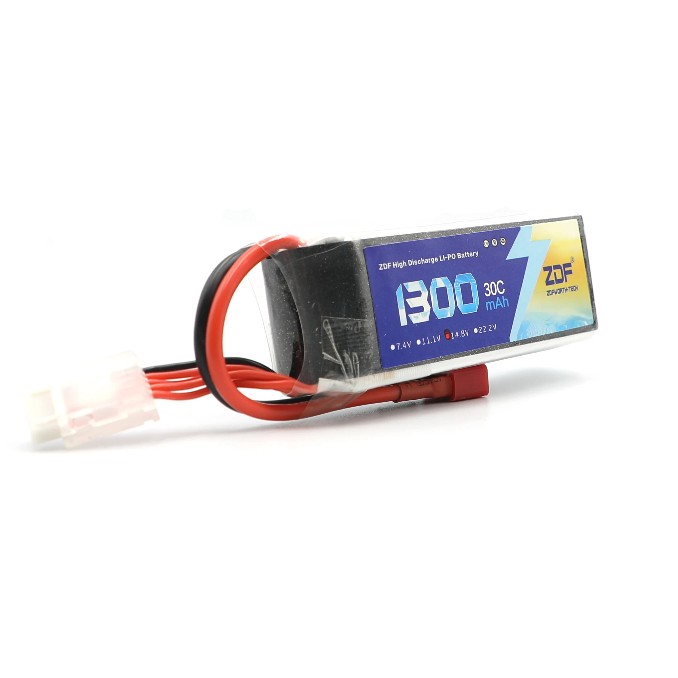 ZDF RC Lipo batteria 4 4S 14.8 V 1300 MAH 30C Max 60C per RC Elicottero Aereo Drone Cat Boat AKKU RC Li-Po Battery 4 s Cellulare