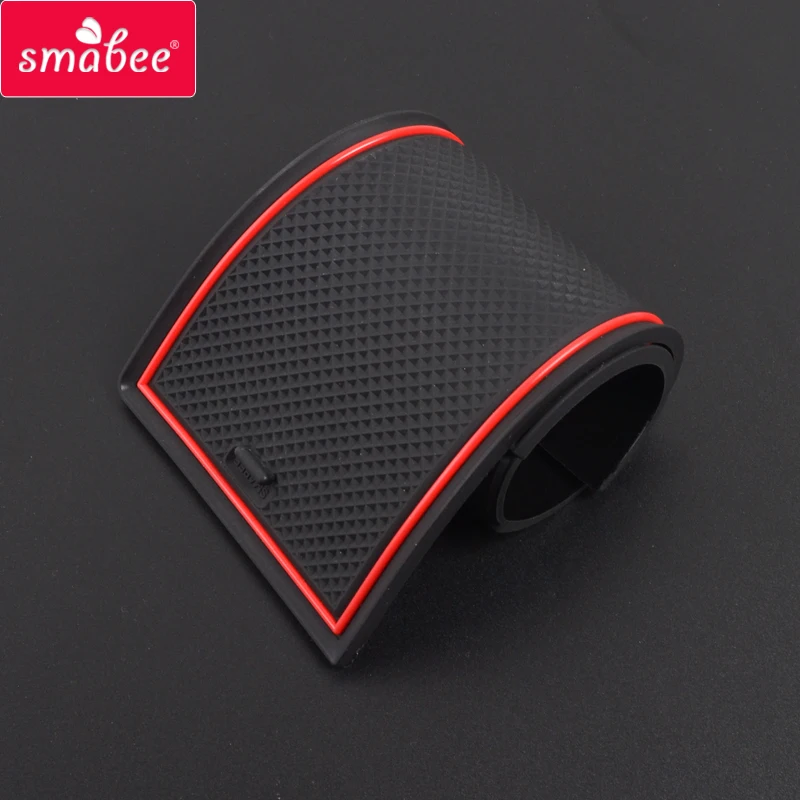 Smabee Car Anti-Slip Gate Slot Mat for VOLVO XC60 2018 2019 2020 Interior Accessories Cup Holder Non-Slip Mats Coaster Door Pad