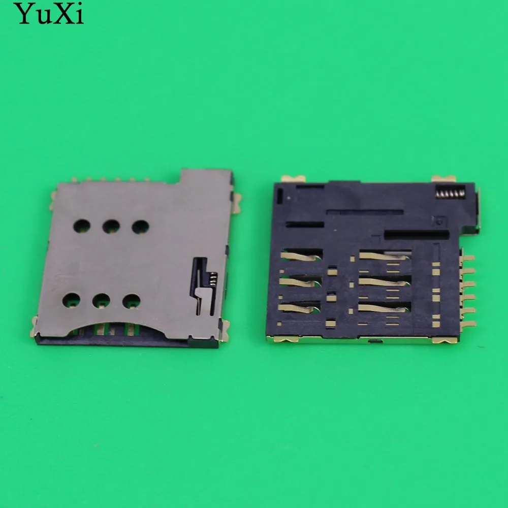 YuXi  6pin push micro sim card socket holder slot replacement connector