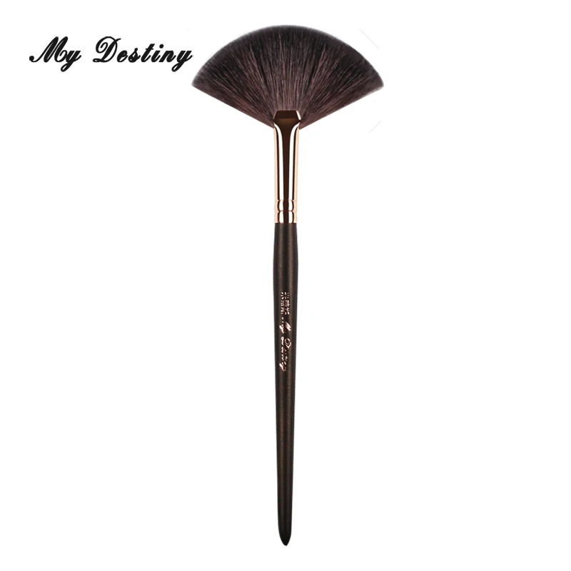 MY DESTINY Goat Hair Fan Brush for Powder Make Up Makeup Brushes Pincel Maquiagem Brochas Maquillaje Pinceaux Maquillage 051