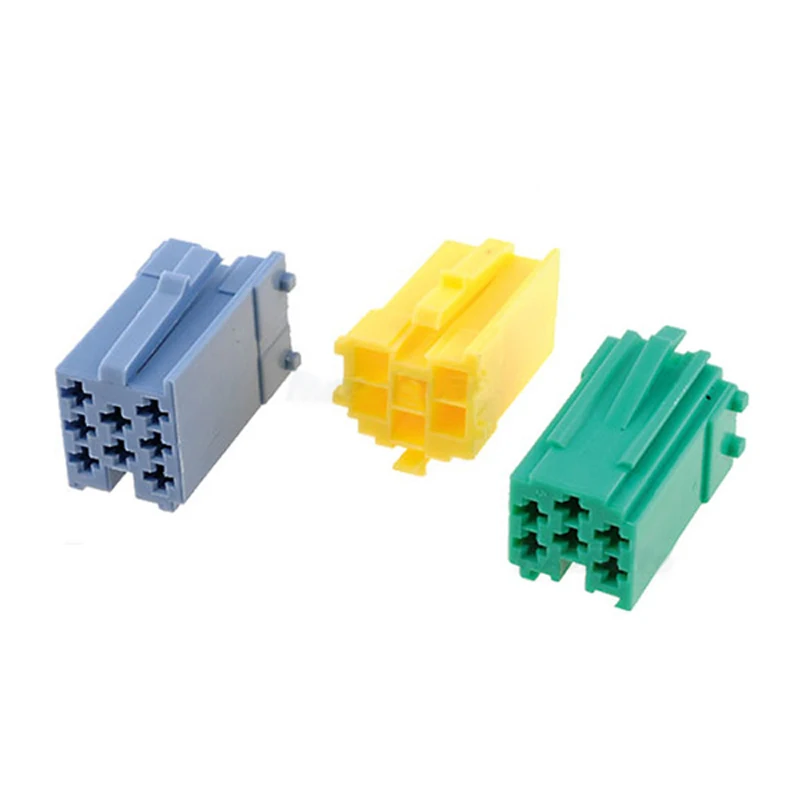 Biurlink 2 Sets Car Radio Stereo MINI ISO Connectors Contacts for Peugeot VW Audi Seat Skoda