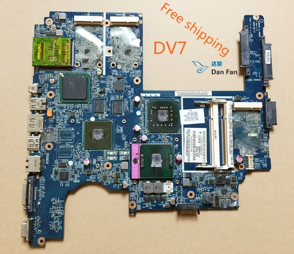 

507170-001 Laptop Motherboard For HP Pavilion DV7 Motherboard JAK00 LA-4083P Mainboard 100%tested fully work