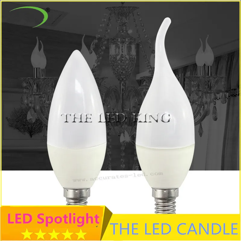 

1X 10X 6pcs/Lot led Candle Bulb E14 LED Lamp Indoor Light 220V-240V 5W 7W LED Chandelier Warm Cold White For Home Decoration