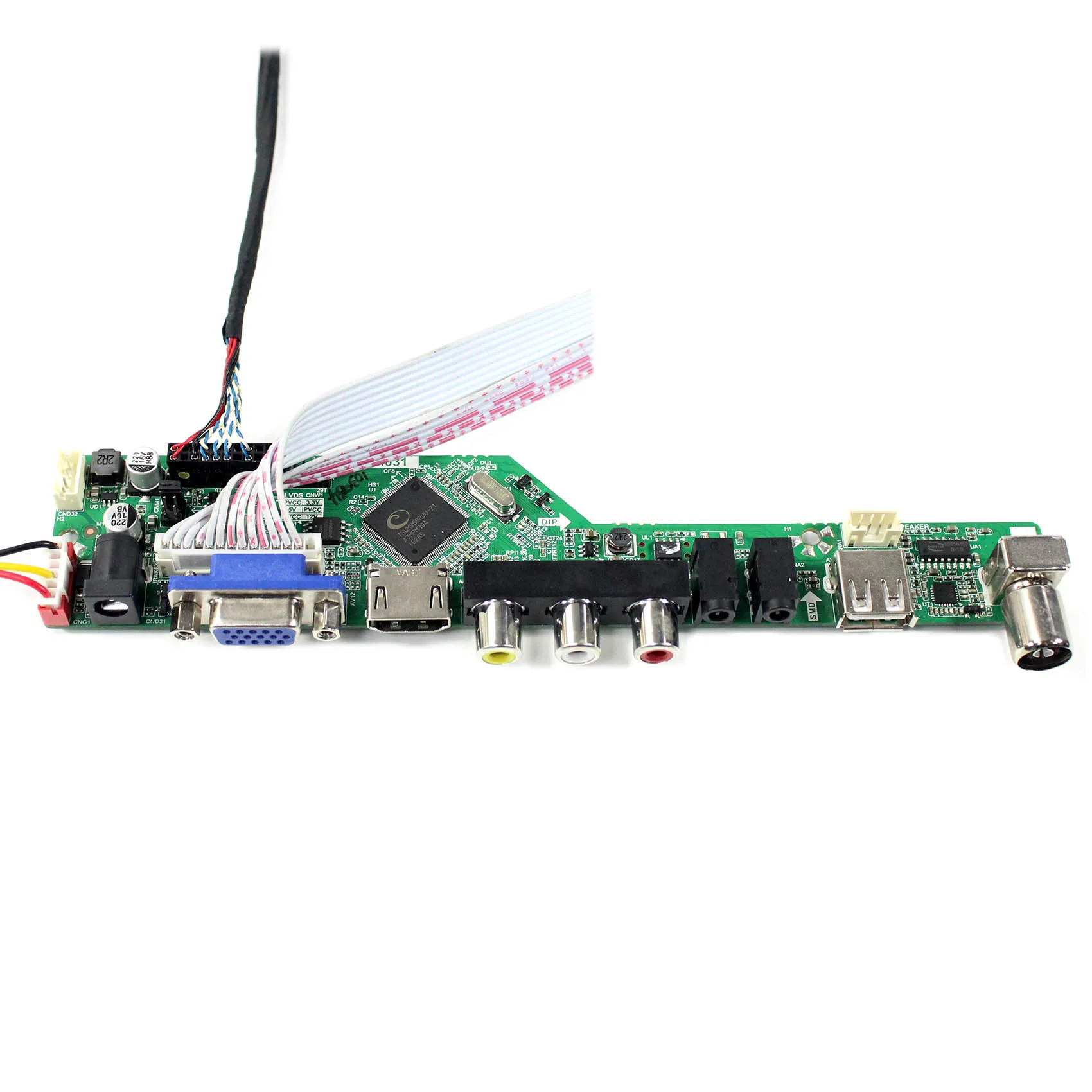 10.4inch  1024X768 IPS LCD Screen  HT10X21-311 With Touch Panel and HD MI VGA AV USB RF LCD Controller Board