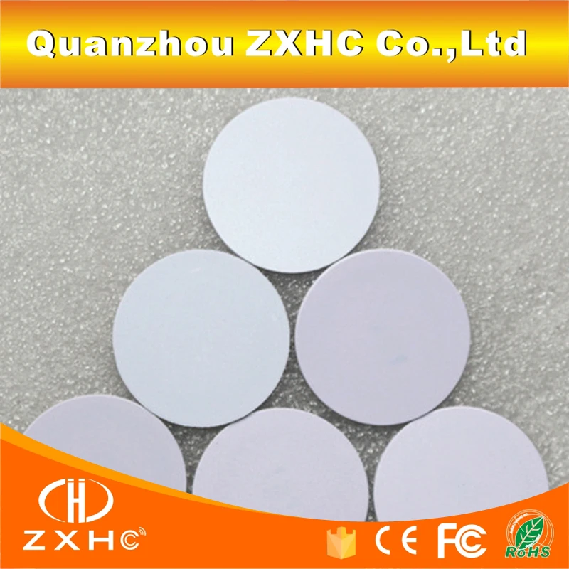 (10PCS/LOT) T5577 25mmx1mm Round Shape Card Programmable RFID 125khz Rewritable Smart Tags For Copy EM4100 T4100