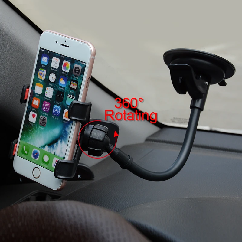 Universal Car Holder Cell Phone Holder For Iphone 7  6s plus SE Stand Support for Samsung Flexible Mobile Phone Holder For Sony
