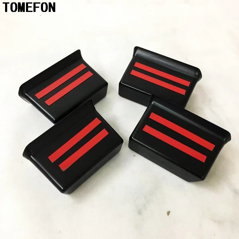 TOMEFON 4PCS For Volkswagen VW Atlas Teramont 2017 2018 Plastic Interior Accessories Front & Rear Car Door Storage Box Holder
