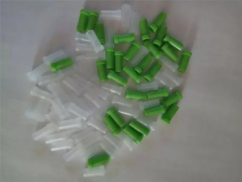 Tampa de poeira SC para fibra óptica, SC, ST, FC, conector de 2,5mm, transparente, cor verde, protetor de capa SC, ftth ELINK, 1000pcs