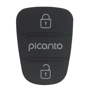 Jingyuqin جديد استبدال وسادة مطاطية 3 أزرار الوجه السيارة مفتاح الدرع عن بعد لشركة هيونداي I30 IX35 كيا K2 K5 غطاء المفتاح أعلى 10 مبيعات غطاء قابل للسحب IX35 - No1