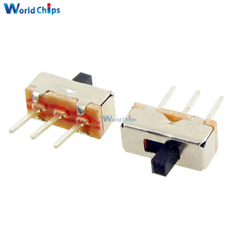 20Pcs SS12D00G3 SS-12D00G3 Slide Switch 2 Position SPDT 1P2T 3Pin PCB Panel Mini Vertical Toggle Switches For DIY