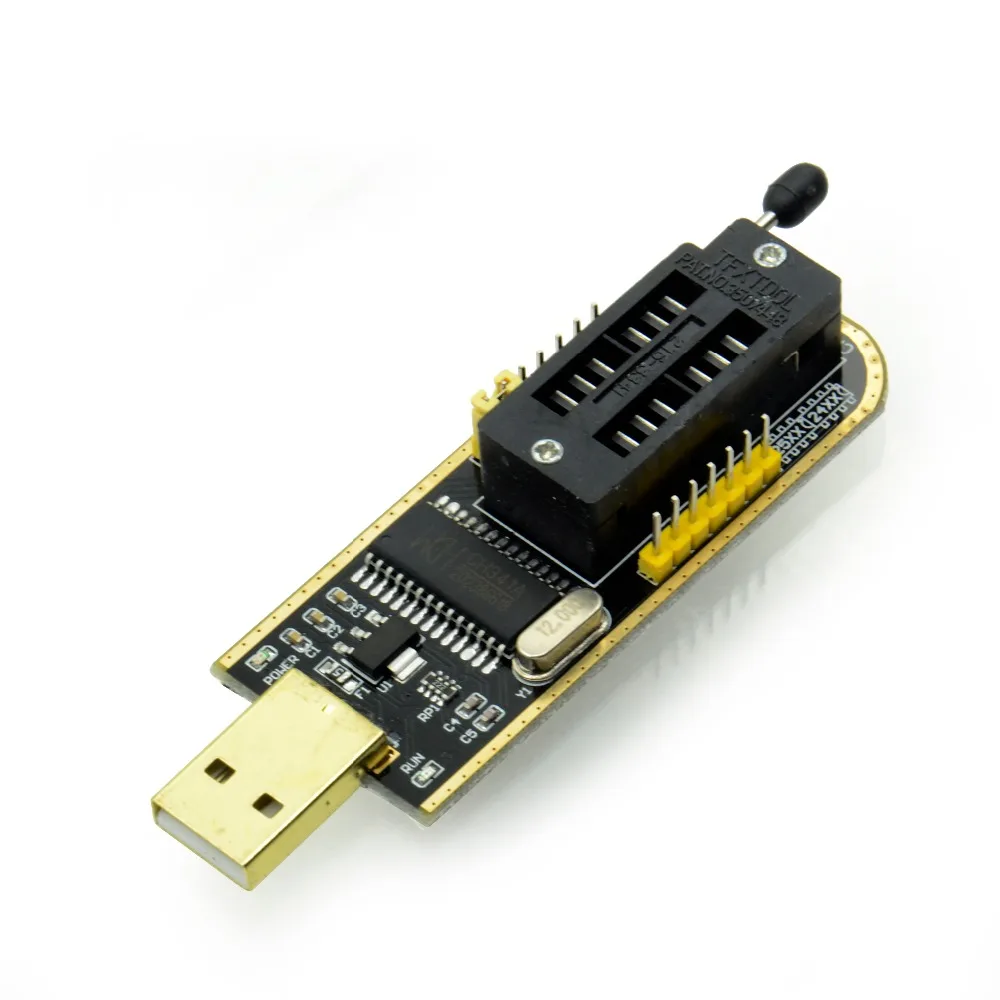 Frete grátis usb programador 24 25 series eeprom spi flash bios placa módulo software driver