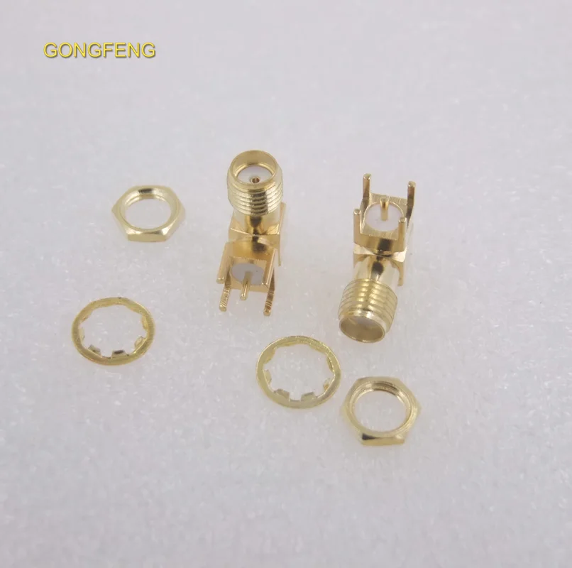 

Special Wholesale New SMA-KWE Female Head bending External Screw Hole SMA RF Antenna base 90 RF Connector 100pcs/lots TO Russia