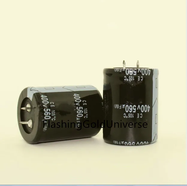 20PCS-2PCS 400V560UF 560UF 400V  Electrolytic Capacitor  volume  35*50MM best quality