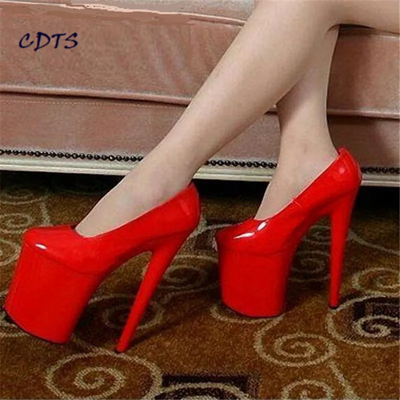 

LLXF/Большие Размеры: 35-45, 46, 2016 г. Весна-осень, zapatos mujer, пикантная обувь на платформе и тонком каблуке 20 см с круглым носком женские свадебные/свадебные туфли-лодочки