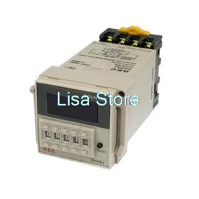 

DC 24V Panel Mount DH48J 1-999900 Digital Counter Relay