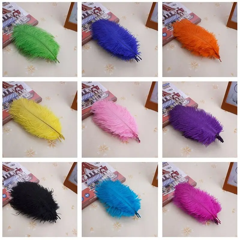 

ostrich feather 100 / a lot of color 15-20 cm / 6 to 8 inches wedding decoration free shipping to the United States