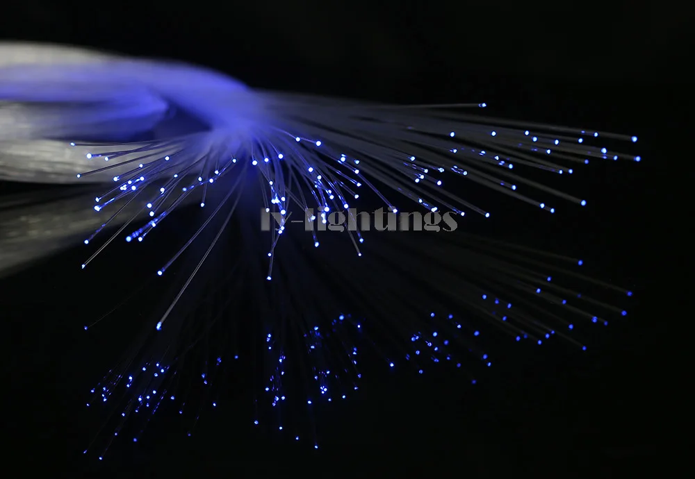 

For star ceiling light fiber optic decoration end glow 0.75mmx3mx300pcs plastic optical fiber cable