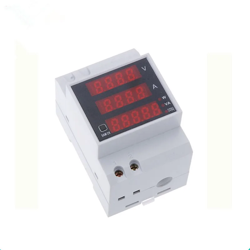 1pc D52-2048 AC 80-300V/AC200-450V  LCD Digitial Multi-Functional Meter Voltmeter Ammeter worldwide Store